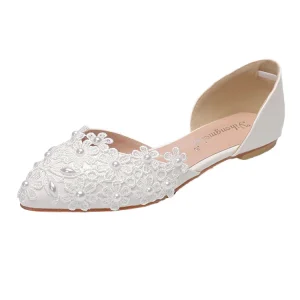 New Fashion Comfortable Arch Support Ballet Flats High Quality Pu Leather Women Shoes White Plaid Pattern Breathable
