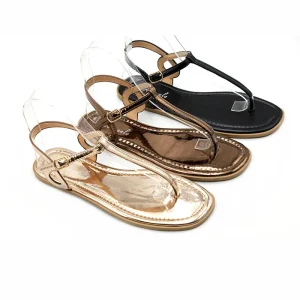 New Fashion Luxury Simple Design Casual Women Sandals Flat High Quality Women’s Comfortable Female Sandals Breathable