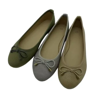 New Fashion Women’s Ballet Flats Slip-On Comfortable Flat Shoes Round Toe Bow Tie Spring Summer Autumn