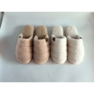 New Fashionable Autumn Winter Women’s Warm Anti Slippery Anti Slip Fluffy Light Weight EVA Outsole Plush Fur Home
