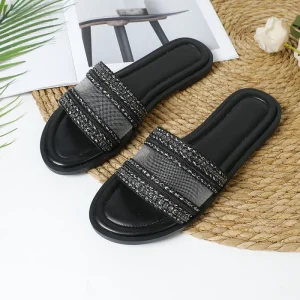 New Foreign Trade Summer Breathable Flat Sandals European and American Open Toe Women’s Outdoor Beach Shoes