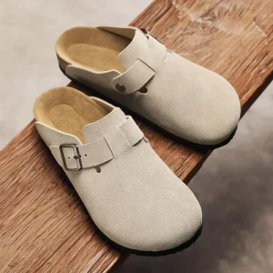 New High Quality Designer Women’s Closed Toe Mules Slip On Comfortable Shoes Dropshipping Available