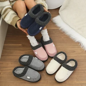 New House Winter Warm Slippers for Women Fuzzy Slipper with Soft Lining Bedroom Slipper