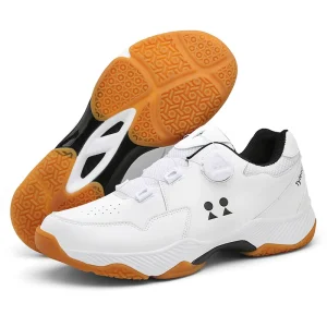 New Men’s Extra Wide Fit Non Marking Table Tennis Shoes for Wide Foot Men Indoor Court Sports