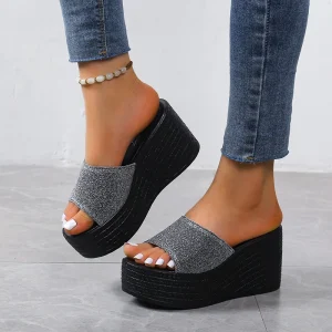 New Mode New Fashion Women’s Slippers Summer Ladies Flat Shoes Beach Outdoor Wedding Thick Sole Sandals