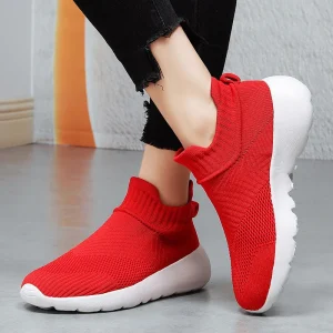 New Plus Size Men’s and Women’s Fashion Running Shoes Soft Sole Casual Couple Platform Running Shoes