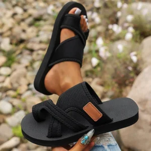 New Plus-size Women’s Flat Flip-flops QS1027B5