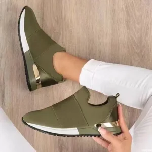 New Sneakers Women Flats Casual Ladies Shoes Woman Lace Up Mesh Light Breathable Female