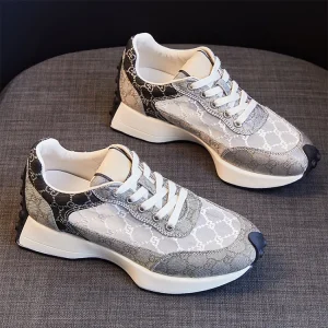 New Spring and Summer Women Sneakers Women Embroidery Mesh Sneakers Designer Sneakers for Women