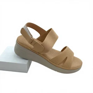 New Style Breathable Anti Slip Comfort Women’s Open Toe Wedge Sandals with PU Upper