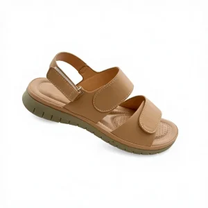 New Style Breathable Anti Slip Comfort Women’s Open Toe Wedge Sandals with PU Upper TPR Outsole for Summer Spring Autumn