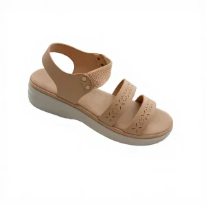 New Style Breathable Anti Slip Comfort Women’s Open Toe Wedge Sandals with PU Upper for Summer Spring Autumn