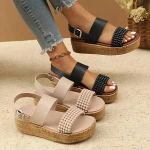 New Style Casual Luxury Open Toe Seaside Beach Designer Women’s Flat Sandals