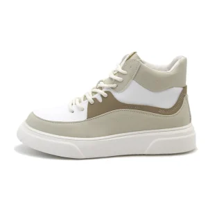 New Style Customized Pu Leather Chunky Casual Shoes Platform High Top Sneakers for Women