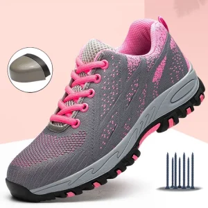 New Style Design Comfortable Breathable Working Safety Steel Toe Shoes Shoes Safety Shoes Boot for Sale Women