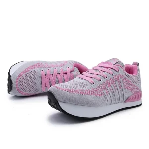 New Style Design Women’s Casual Walking Shoes Chunky Run Athletics Travel Wedges Shoes Girls Tennis Sports Shoes