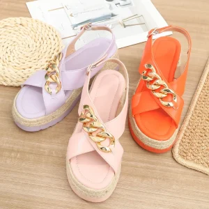 New Style Women’s Sandals with Hemp Rope Trim Open Toe Flat Bohemian Vacation Shoes