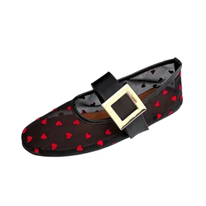 New Styles Leisure Time Mesh Surface Espadrilles Shoes Ladies Weave Gauze Loafer slip on the Heel for Women’s Flats