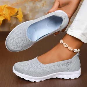 New Stylish Women’s Sneakers for Summer Breathable Fly Weaving Mesh Casual Shoes for Girls for Spring Autumn Winter