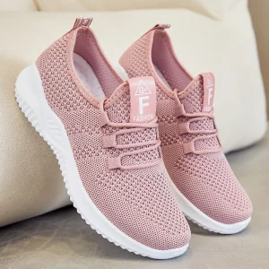 New Trending Women’s Casual Fashion Running Shoes Breathable Soft Sole Trendy Sports Shoes for Autumn