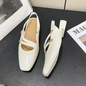 New Trends French-style Women’s Closed-Toe Mary Jane Flats Solid Breathable Summer Outdoor Sandals With Factory Price