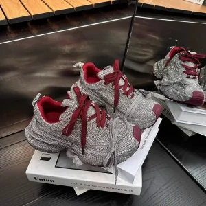 New Trendy Women’s Shoes Starry Sky Thick Bottom Dad Shoes Versatile Casual Height Increasing Sports Shoes