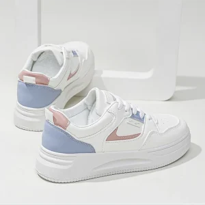 New White Walking Style Casual Woman Sneakers Zapatillas Custom Alexander Street Media Girls Style