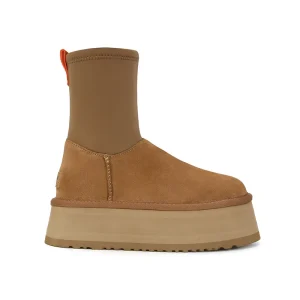 New Winter Soft Sheepskin Warm Snow Boots Fur Fashion Shoes Women’s Ankle Heel Boots