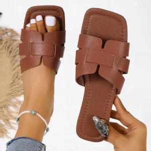 New Women Beach Sandals Fashion Zapatillas Mujer Non Slip Summer Designer Luxury Women Babouche