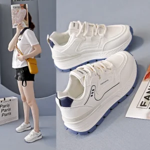 New Women’s Casual Shoes Soft Sole Lightweight Spring Autumn Student Korean Style Casual Sports Sneakers Trendy