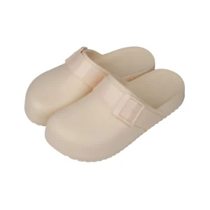 New Women’s Mule Shoes Thick Soled EVA Solid Color Summer Toe Slippers Slip On Fashionable Sandals for Women