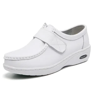 New Women’s Nurse Shoes Soft Sole Breathable Velvet Anti Slip Thick Sole Nurse Work Shoes
