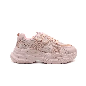 New Women’s Pink Sneakers High Quality Custom Soft Breathable Zapatos Deportivos Non Slip Casual Walking Shoes