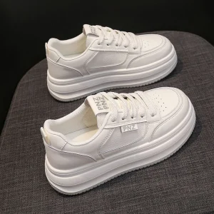 New Women’s Shoes White Sneakers Casual Board Shoes