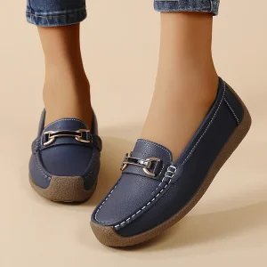 New Womens Shoes Women’s Casual Shoes Flat Womens Loafers Moccasins Soft Sole Comfortable Large Size Mom Shoes