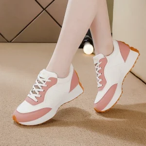 New Women’s Two-tone Walking Shoes Lightweight Breathable Non-slip Casual Outdoor Sneakers