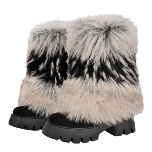 Newest Boots Women Shoes Snow Boots Calf Shaft Hunting Womens Boots with Fur Factory Footwear