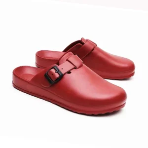 Nurses White Plastic Shoes Females Cute Nursing Walking Fur Platform Mules Women’s Men Classic Clog Hight Hee