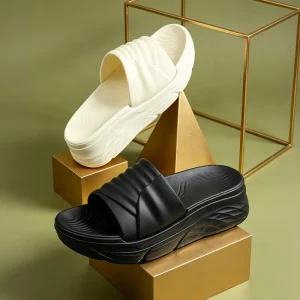 OEM Factory Designer Sandals Women’s Slippers EVA Anti Slip Arch Support Comfortable Height Increasing for Summer Beach