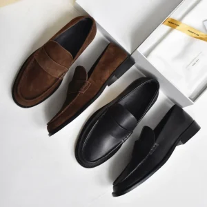 OEM ODM CustomRetro Loafers Academic Style Small Leather Shoes Single Shoe Women’s Leather Shoes Loafer