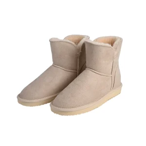 OEM ODM Factory Direct Sale Microfiber Faux Fur TPR Outsole Winter Warm Comfortable Mid Calf Custom Snow Boots Women