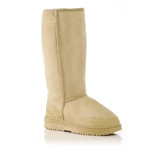 OEM/ODM Women’s Snow Boots Over-the-Knee Design Waterproof Winter Warm Shoes Fur Lining Cow Leather