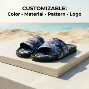 OEM Women’s Flat Air Cushion Slipper Sandals Sporty Fashion Trend for Summer Autumn Spring Beach Outdoor Use with logo