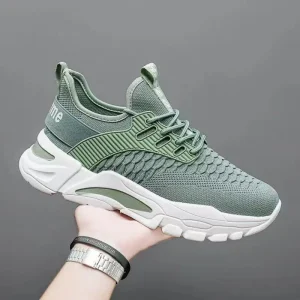 OYIM Fashion Running Sports Breathable Mesh Rubber Outsole Women’s Men Walking Shoes Custom Sneaker