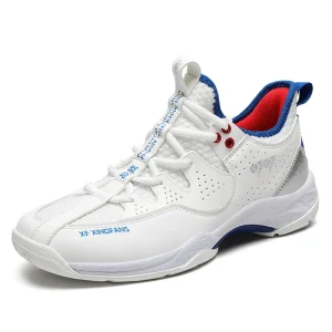 Outdoor Breathable and Anti slip Mesh Surface Badminton Shoes Professional Sports Shock Absorption