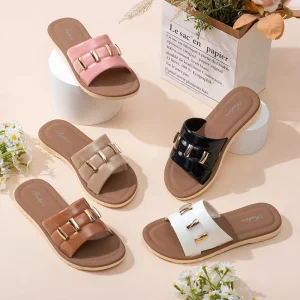 Outdoor Light Weight Beach Sandals Fashion Comfortable Women’s Shoes Flat Slippers