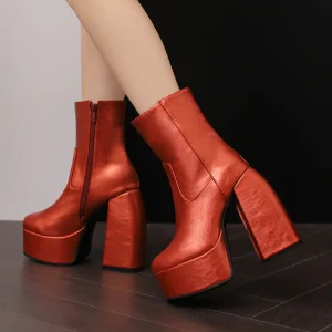 Oversized Women’s Shoes Women’s Boots Waterproof Platform Women’s Boots Women’s Shoes Boots