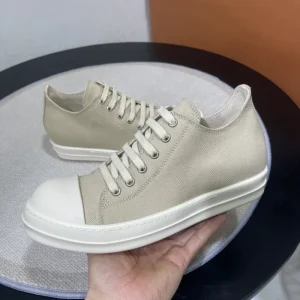 Ow Low Top Satin Design Canvas Women’s Casual Shoes Thick Soled with Lace-Up Closure for Autumn