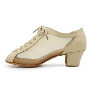 Performance Latin Dance Shoes for Ladies Mesh Breathable Professional Practice Women’s Ballroom Dancing Shoes
