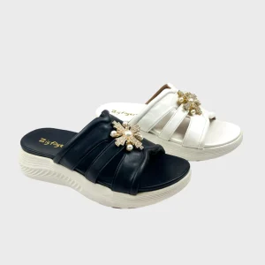 Personalize Lightweight Open Toe Women’s Thick Sole Slippers Slip On Chunky Heel Slides Slippers for Women